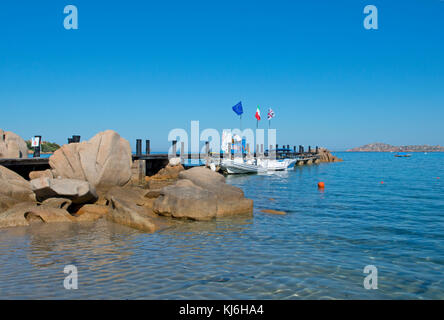 Raccourci, Romazzino, Costa Smeralda, Sardaigne, Italie Banque D'Images