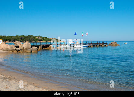 Raccourci, Romazzino, Costa Smeralda, Sardaigne, Italie Banque D'Images