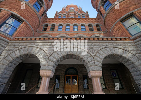 Old Red museum et palais de Dallas au Texas Banque D'Images