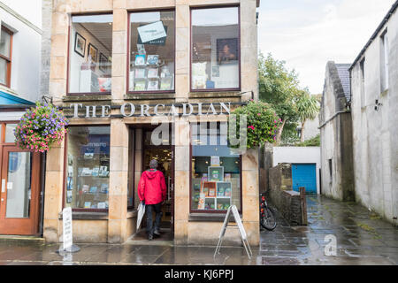 The Orcadia Bookshop, Kirkwall, Orkney Mainland, Écosse, Royaume-Uni Banque D'Images