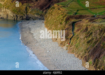 Plage de Porth Ceiriad, près d'Abersoch, Llyn Penninsula, Gwynedd, pays de Galles Banque D'Images