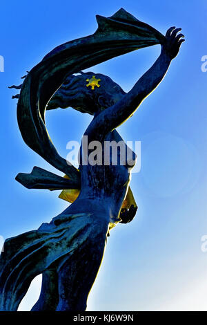 Sculpture Spirit of South Shields par Irene Brown Banque D'Images