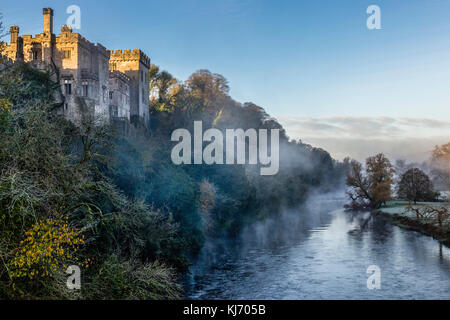 Château de Lismore sur munster Blackwater River, comté de Waterford, Irlande Banque D'Images