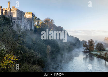 Château de Lismore sur la rivière Munster Blackwater, comté de Waterford, Irlande Banque D'Images