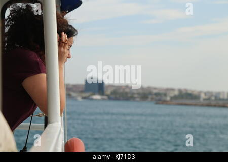 Montrer du ferry à Istanbul Banque D'Images