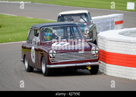 1959 Austin A40 conduit par Rob Huff administré par Richard Meins racing à St Mary's Trophy au Goodwood Revival 2017 Banque D'Images