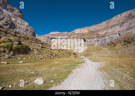 Paysage d'Ordesa et Monte Perdido parc national en Pyrénées aragonaises, espagne. Banque D'Images