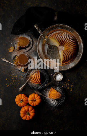 Gâteau bundt citrouille Banque D'Images