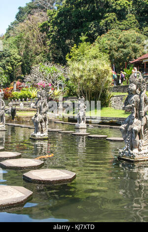 Palais de l'eau de Tirta Gangga - Bali - Indonésie Banque D'Images