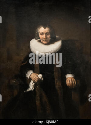 Portrait de Rembrandt : Margaretha de Geer, épouse de Jacob Trip (1661) Banque D'Images