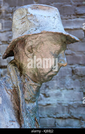 Détail de pain ligne, par George Segal, deux Chambre de Franklin Delano Roosevelt Memorial, FDR Memorial, Washington, D.C., États-Unis d'Amérique, USA. Banque D'Images