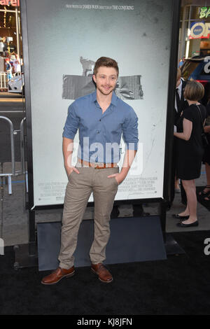 HOLLYWOOD, CA - 19 JUILLET : Sterling Knight participe à la première de « Lights Out » de New Line Cinema au TCL Chinese Theatre le 19 juillet 2016 à Hollywood, Californie. Gens: Sterling Knight Banque D'Images