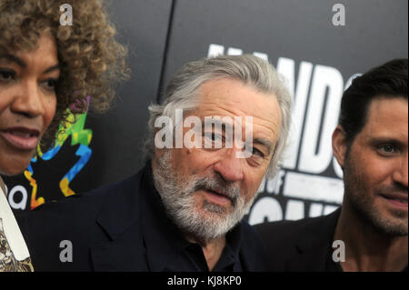 NEW YORK, NY - 22 AOÛT : Robert de Niro assiste à la première américaine 'Hands of Stone' au SVA Theater le 22 août 2016 à New York. Personnes : Robert de Niro Banque D'Images