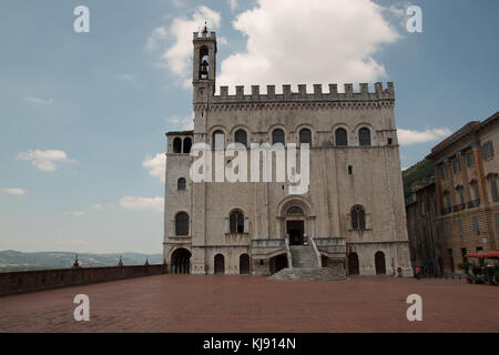 Consoli palace - Palazzo dei Consoli, Gubbio, italie Banque D'Images