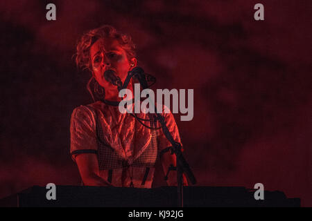 Danemark, Copenhague - 12 juin 2017. La chanteuse et compositrice danoise Agnes Obel donne un concert au Dr Koncertsalen à Copenhague. (Crédit photo: Gonzales photo - Thomas Rasmussen). Banque D'Images