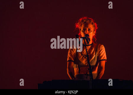 Danemark, Copenhague - 12 juin 2017. La chanteuse et compositrice danoise Agnes Obel donne un concert au Dr Koncertsalen à Copenhague. (Crédit photo: Gonzales photo - Thomas Rasmussen). Banque D'Images