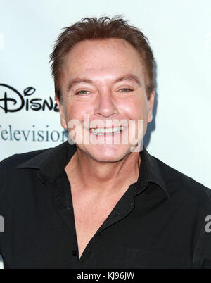 Fichier. 21 novembre 2017. Teen Idol David Cassidy, ancienne star du tube télévisé "The Partridge Family" des années 1970 est mort mardi soir d'une insuffisance hépatique. Il avait 67 ans. PHOTO : 04 nov. 2010 - 08 août 2009 - Pasadena, Californie, États-Unis - L'acteur et chanteur DAVID CASSIDY lors de la tournée de presse estivale du Disney-ABC Television Group qui s'est tenue à l'hôtel Langham Huntington. (Crédit image : © Lisa O'Connor/ZUMApress.com) Banque D'Images