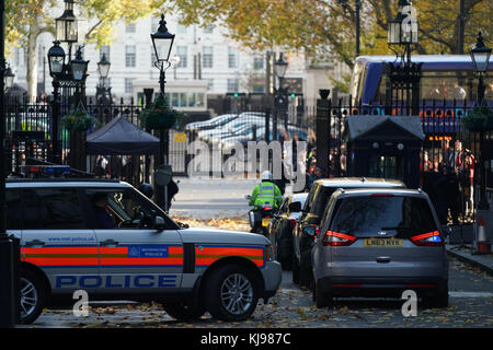 Londres, Royaume-Uni. 22 nov, 2017. Theresa peut chefs à la Chambre des communes d'entendre philip hammond donner son budget. photo date : mercredi, 22 novembre, 2017. crédit : Roger garfield/Alamy live news Banque D'Images