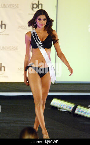 Novembre 22, 2017 - Las Vegas, Nevada, United States of America - Miss Univers honduras tobia avril participe à la compétition maillot de la 66e concours de Miss Univers, le 20 novembre 2017 au Planet Hollywood Resort & Casino à Las Vegas, Nevada (crédit image : © marcel thomas via zuma sur le fil) Banque D'Images