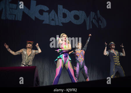 Brighton, Royaume-Uni. 23 novembre 2017. Vengaboys soutient Steps au Brighton Centre, Angleterre. Crédit : Jason Richardson/Alamy Live News Banque D'Images