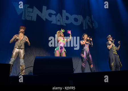 Brighton, Royaume-Uni. 23 novembre 2017. Vengaboys soutient Steps au Brighton Centre, Angleterre. Crédit : Jason Richardson/Alamy Live News Banque D'Images