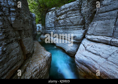 Okatse canyon, Géorgie Banque D'Images