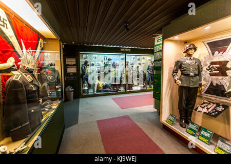 Musée de la seconde guerre mondiale à Ambleteuse, France. Banque D'Images