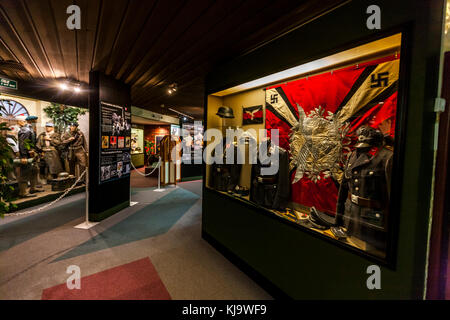 Musée de la seconde guerre mondiale à Ambleteuse, France. Banque D'Images