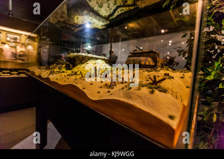 Musée de la seconde guerre mondiale à Ambleteuse, France. Banque D'Images