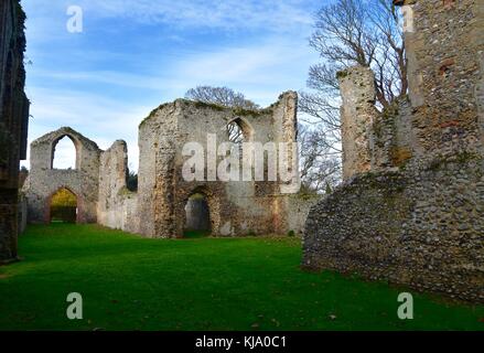 St. Mary dans le pré prieuré ruines Banque D'Images