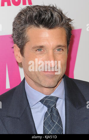 NEW YORK, NY - 12 SEPTEMBRE : Patrick Dempsey assiste à la création New-yorkaise de 'Bridget Jones' Baby' au Théâtre de Paris le 12 septembre 2016 à New York. Les gens : Patrick Dempsey Banque D'Images