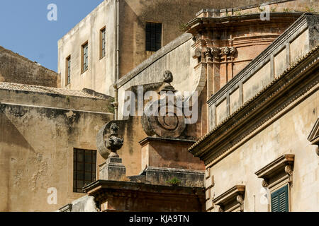 Détails de l'architecture à Modica Banque D'Images