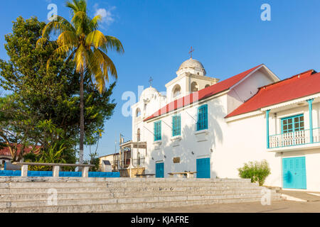 Église Nuestra Señora De Los Remedios | Flores | Guatemala Banque D'Images