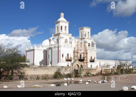 Mission San Xavier - Tucson - USA Banque D'Images