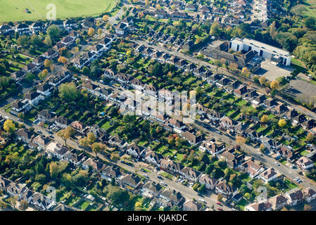 La banlieue de Londres, Romford, Angleterre du Sud-Est, Royaume-Uni Banque D'Images