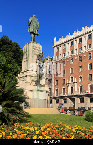 Monument, rue Alameda principal, la ville de Malaga, Andalousie, Espagne, Europe Banque D'Images