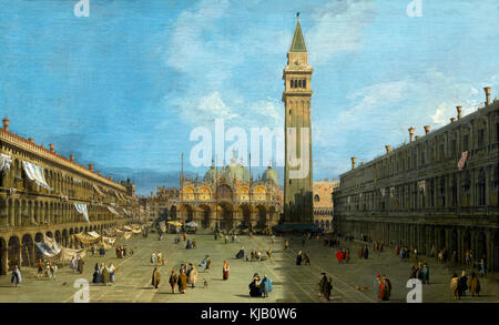 Piazza San Marco, Canaletto, 1720's, Metropolitan Museum of Art, Manhattan, New York City, USA, Amérique du Nord Banque D'Images