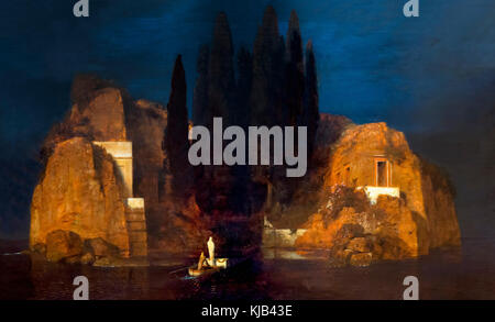 Island of the Dead, Arnold Bocklin, 1880, Metropolitan Museum of Art, Manhattan, New York City, États-Unis, Amérique du Nord Banque D'Images