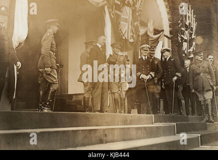 Prince de Galles et de l'Église à l'Hôtel de Ville Le maire de Toronto 1919 Banque D'Images