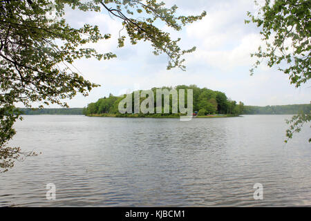 Terre promise gfp Pennsylvania State Park island Banque D'Images