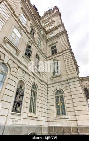 Bâtiment du Parlement du Québec, un bâtiment de style architectural Second empire dans la ville de Québec, Canada. Banque D'Images