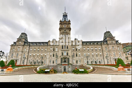 Bâtiment du Parlement du Québec, un bâtiment de style architectural Second empire dans la ville de Québec, Canada. Banque D'Images