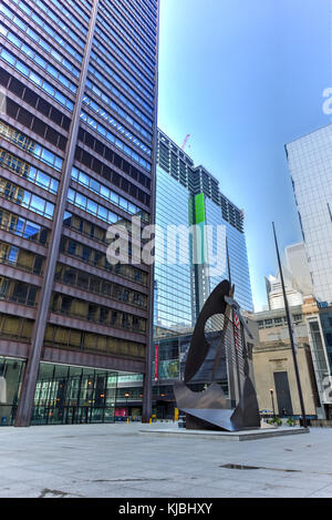 Chicago - 6 septembre 2015 : untitled sculpture massive d'une place dans le centre-ville de Chicago par Picasso. Banque D'Images