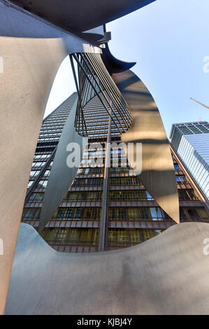 Chicago - 6 septembre 2015 : untitled sculpture massive d'une place dans le centre-ville de Chicago par Picasso. Banque D'Images