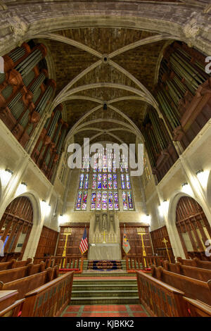 West Point, New York - 26 septembre 2015 Des cadets de West Point : chapelle à l'académie militaire. La chapelle des cadets à l'académie militaire Banque D'Images