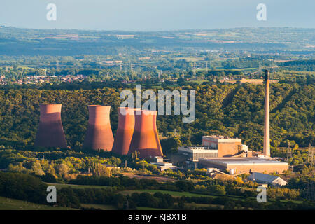 Ironbridge Power Station vu depuis le Wrekin, Shropshire. Il arrêtés à produire de l'électricité 25 novembre 2015. Banque D'Images