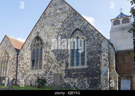 L'église St Mary (Art Centre), l'église St Mary Street, Sandwich, Kent, Angleterre, Royaume-Uni Banque D'Images