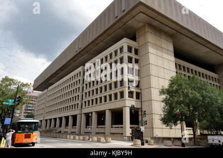 Le J. Edgar Hoover Building, siège du Federal Bureau of Investigation (FBI), Washington DC, United States. Banque D'Images