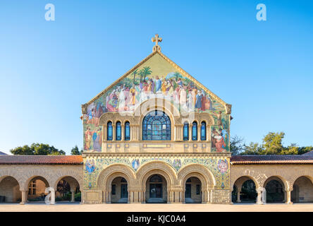 La Stanford Memorial Church sur le campus de l'Université de Stanford à Palo Alto en Californie Banque D'Images