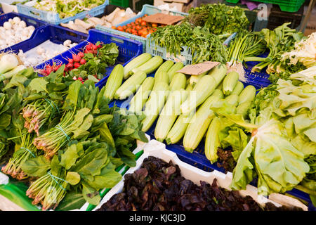 Marché à Santanyi, Majorque, Espagne Banque D'Images